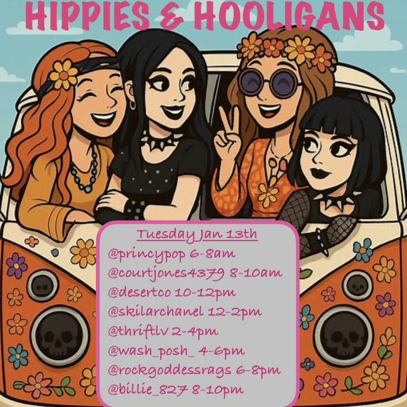 Other - Hippies And Hooligans Train Show Listing!